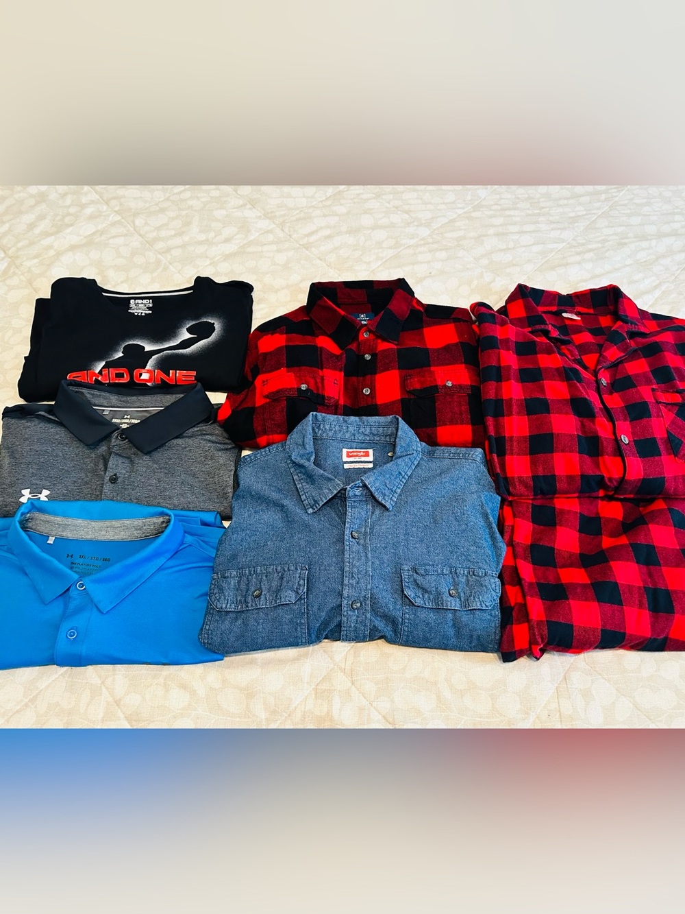 BIG LOT Men’s Clothing 3XL - Under Armour Wrangler George Christmas North Pole